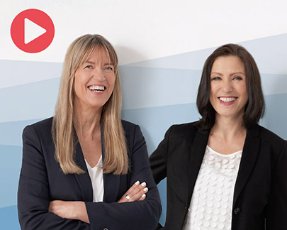 Marlise Stauffer und Claudia Christen stellen die Swiss Interim GmbH vor