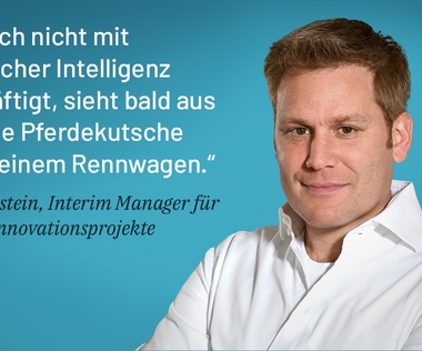 Boris Eckstein im Interview: Wie Firmen Künstliche Intelligenz nutzen.