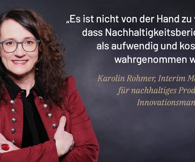 Karolin Rohmer im Interview: Wie KMU pragmatisch mit ESG beginnen.