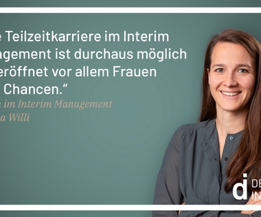 Kristina Willi sieht viele Chancen für junge Interim Managerinnen.