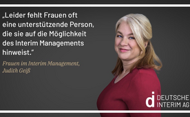 Die erfahrene Interim Managerin Judith Geiß ist auch als Mentorin tätig.