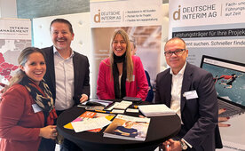 Das Team der Swiss Interim GmbH beim DDIM-Kongress