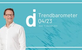 CEO Tilo Ferrari stellt das di-Trendbarometer für Q4 2023 vor