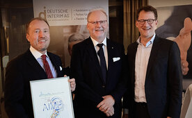 Dr. Martin Kochon, Bodo Blanke und Tilo Ferrari beim AIMP-Jahresforum.