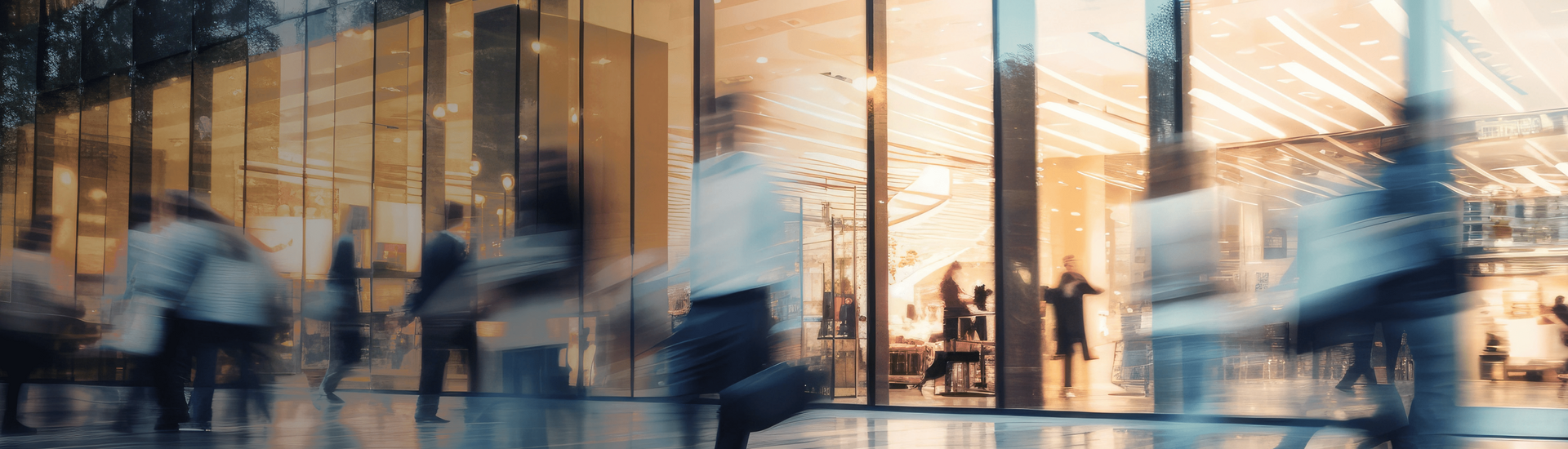 Interim Management in verschiedenen Regionen Deutschlands: Das Bild zeigt den beleuchteten Eingang eines Bürogebäudes.