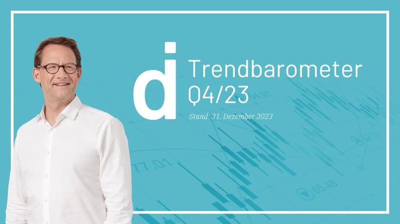 CEO Tilo Ferrari stellt das di-Trendbarometer für Q4 2023 vor