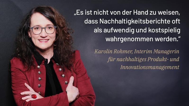 Karolin Rohmer im Interview: Wie KMU pragmatisch mit ESG beginnen.