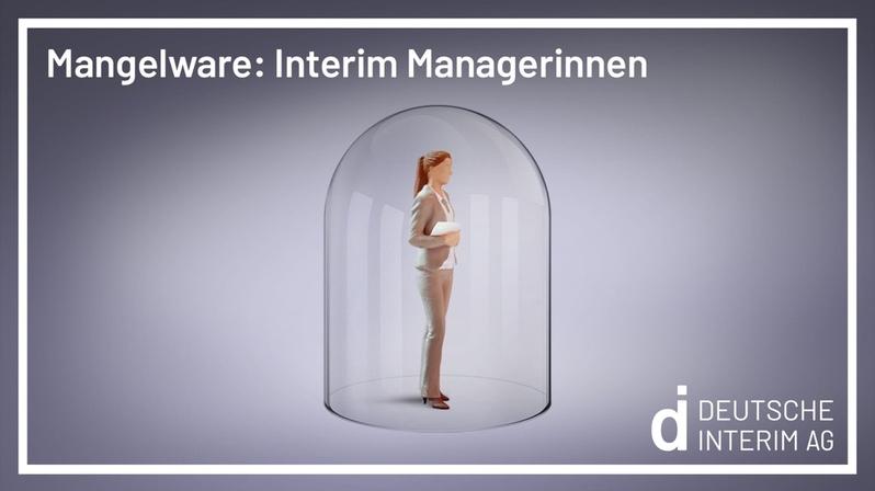 Die Grafik verdeutlicht: Interim Managerinnen sind Mangelware
