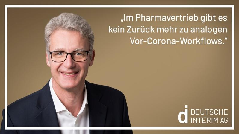 Das Bild zeigt den auf Pharma-Marketing spezialisierten Interim Manager.