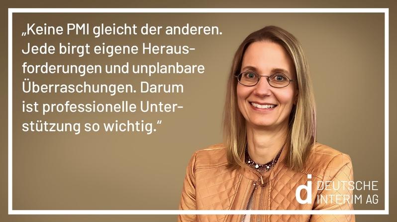 Interim Managerin, die auf Post Merger Integration spezialisiert ist.