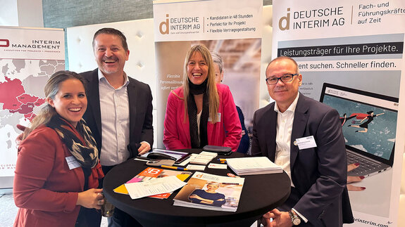 Das Team der Swiss Interim GmbH beim DDIM-Kongress