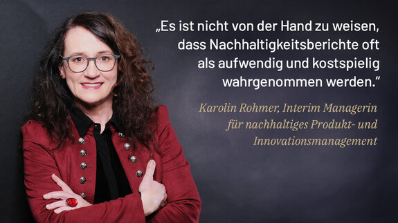 Karolin Rohmer im Interview: Wie KMU pragmatisch mit ESG beginnen.
